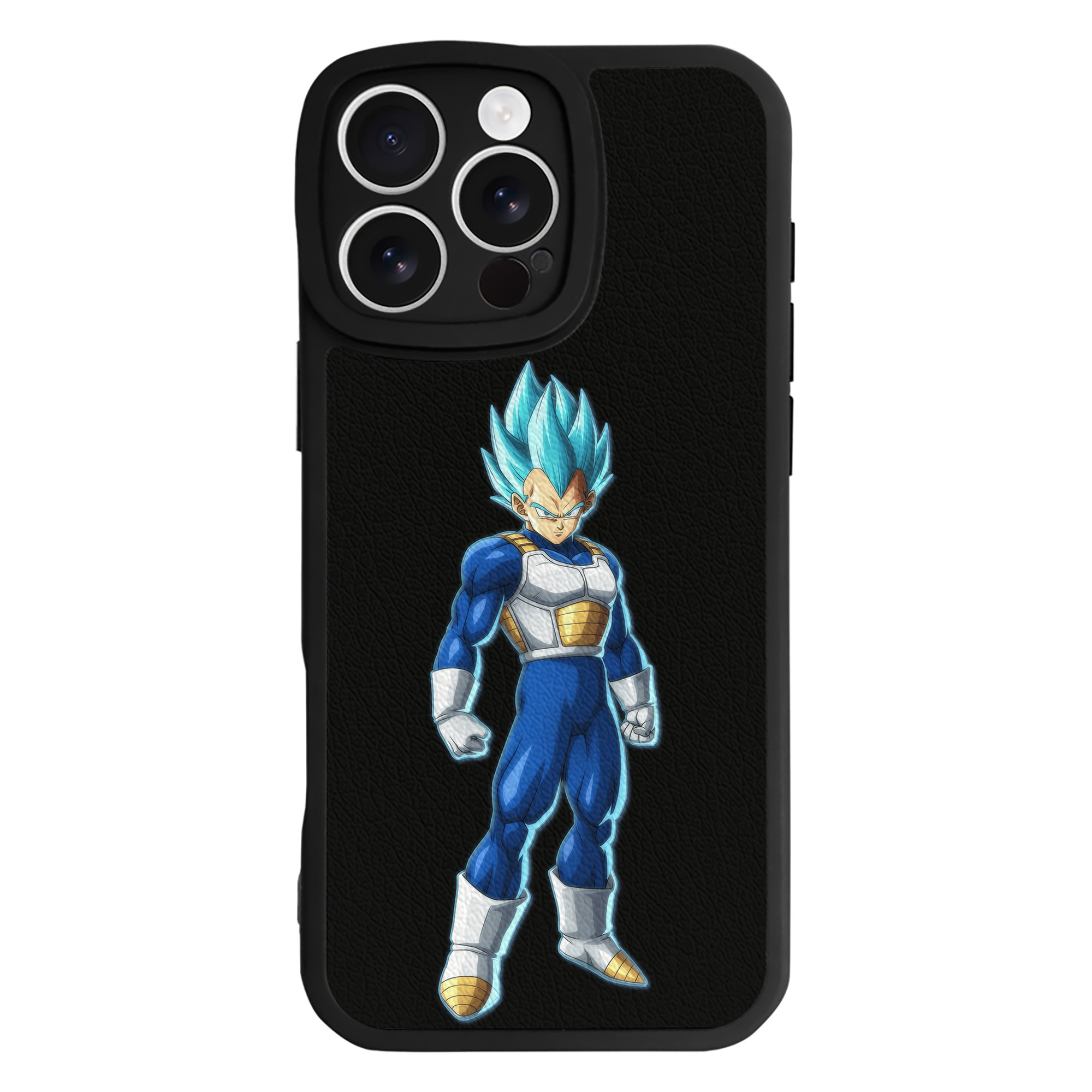 （画像用） ドラゴンボール ベジータ四世（Bejīta Yonsei）DRAGON BALL Vegeta IV 【iPhone 16シリーズ対応】シリコンスマホケース（レザー調） 材質：シリコン